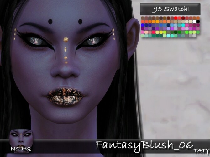 Sims 4 Fantasy Blush 06 by tatygagg at TSR