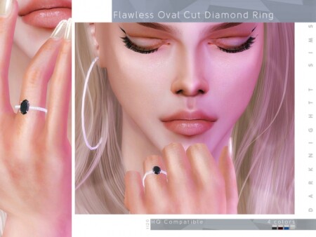 Flawless Oval Cut Diamond Ring by DarkNighTt at TSR