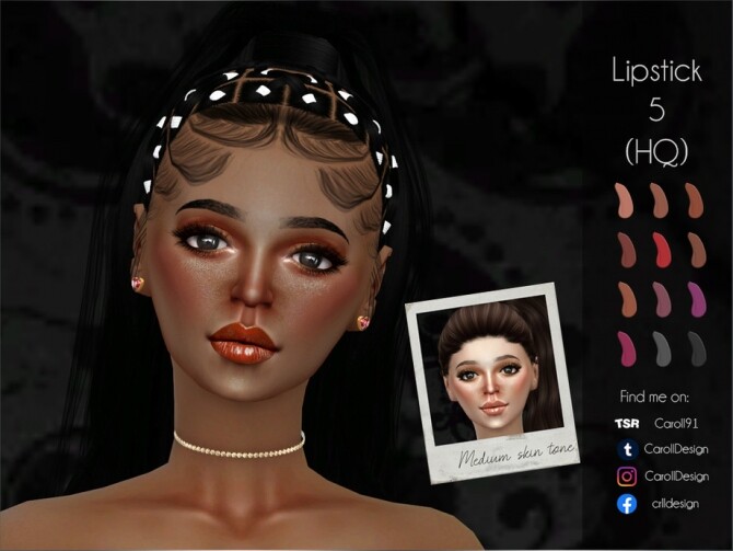 Sims 4 Lipstick 5 by Caroll91 at TSR