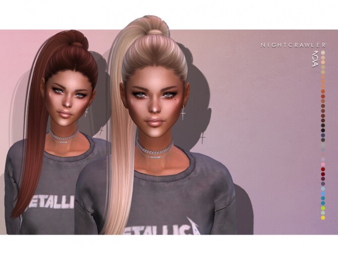Sims 4 Nova Hairstyle by Nightcrawler at TSR