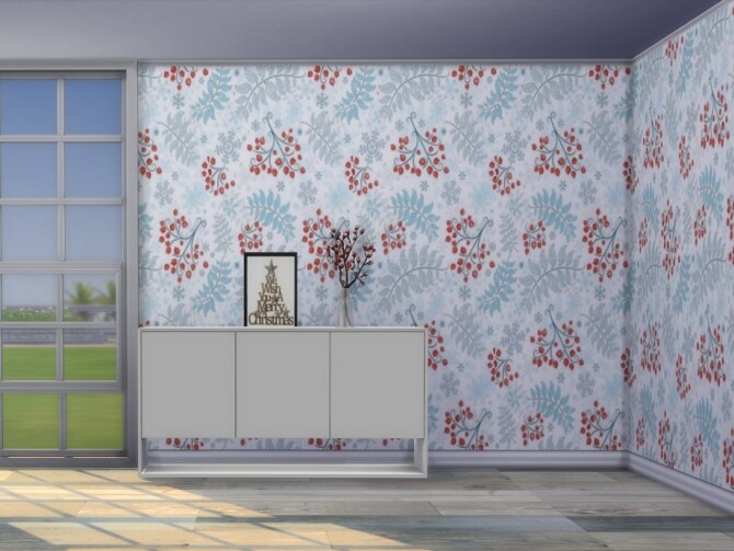 Sims 4 Hello December Walls Base Game by seimar8 at TSR