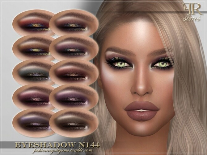 Sims 4 FRS Eyeshadow N144 by FashionRoyaltySims at TSR
