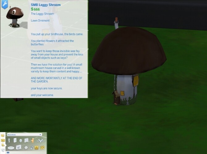 Sims 4 SMB Shroom Lawn Ornaments by shadowwalker777 at Mod The Sims