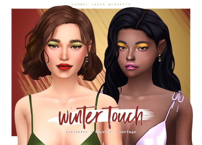 Sims 4 Winter Touch Collection at Isjao