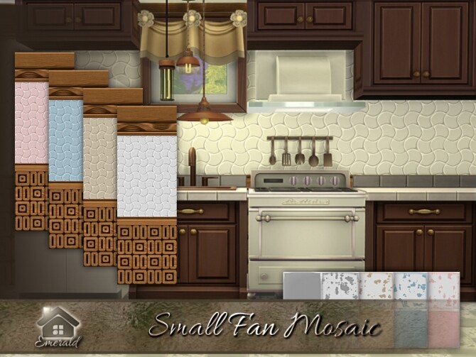 Sims 4 Small Fan Mosaic by emerald at TSR