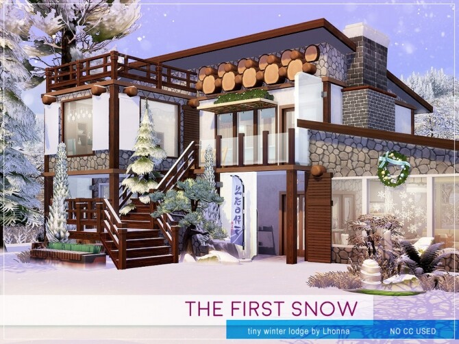 Sims 4 The First Snow Home by Lhonna at TSR