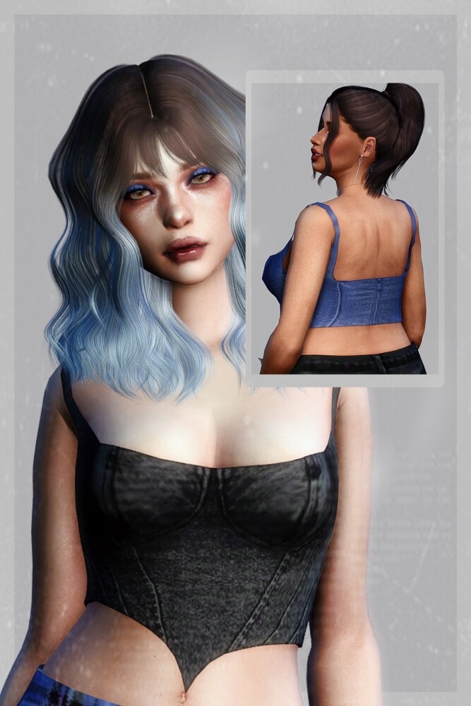 Sims 4 Wicked Game Top at EvellSims
