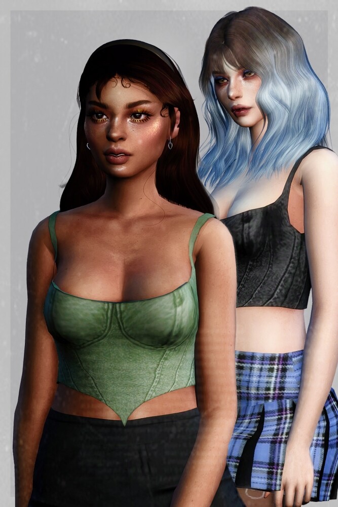 Sims 4 Wicked Game Top at EvellSims