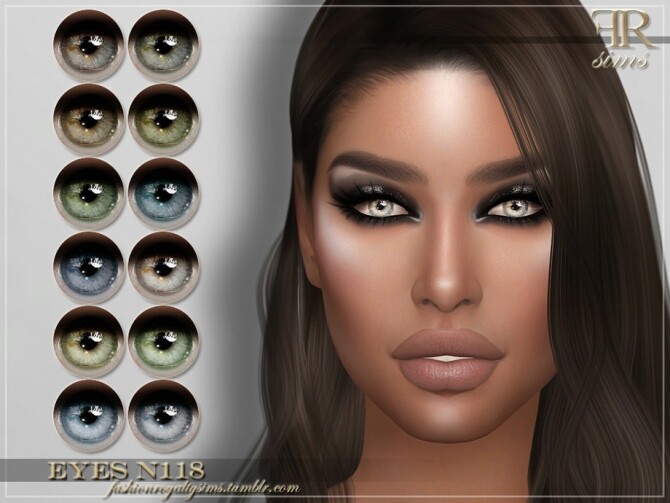 Sims 4 FRS Eyes N118 by FashionRoyaltySims at TSR