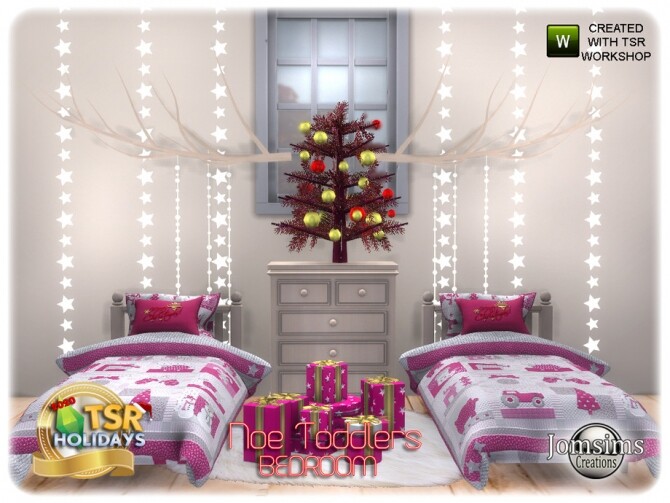 Sims 4 Holiday Wonderland noe toddlers bedroom by jomsims at TSR