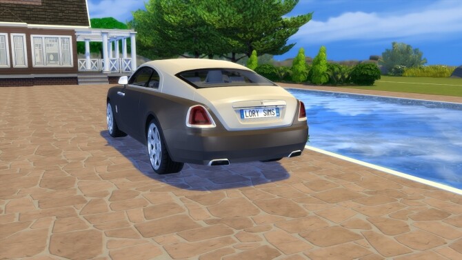 Sims 4 Rolls Royce Wraith at LorySims