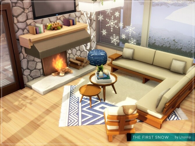 Sims 4 The First Snow Home by Lhonna at TSR