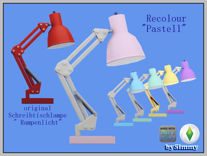 Sims 4 Rampenlicht Lamp Recolor by Simmy at All 4 Sims