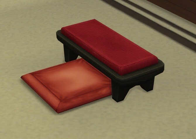 Sims 4 Floor Cushion Highchair by BlueHorse at Mod The Sims