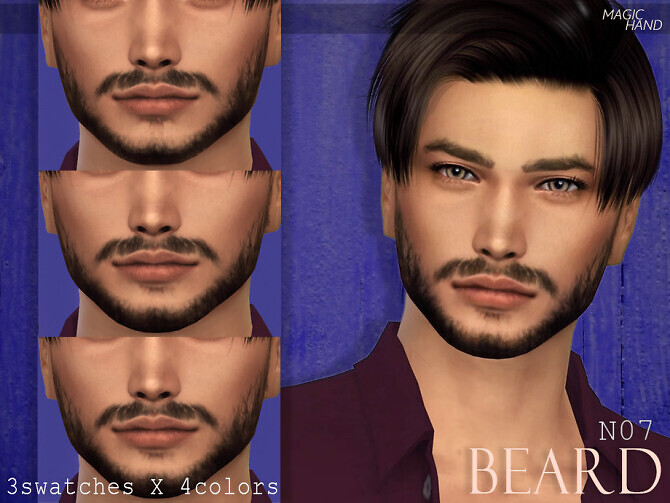 Sims 4 Beard N07 by MagicHand at TSR