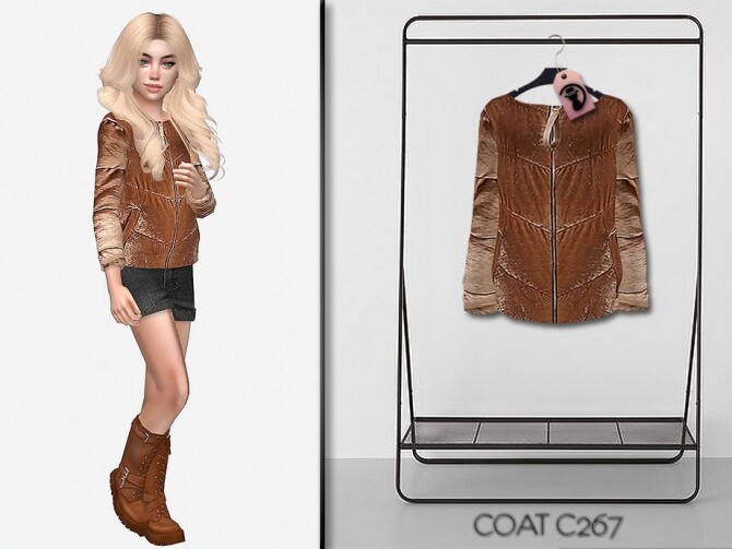 Sims 4 Coat C267 by turksimmer at TSR