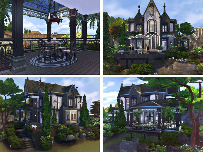 Sims 4 Madelief house by Rirann at TSR