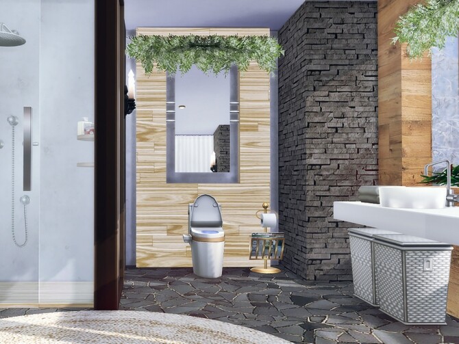 Sims 4 Noella Bathroom by Rirann at TSR
