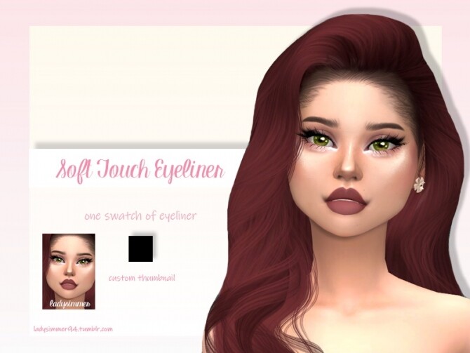 Soft Touch Eyeliner by LadySimmer94 at TSR » Sims 4 Updates
