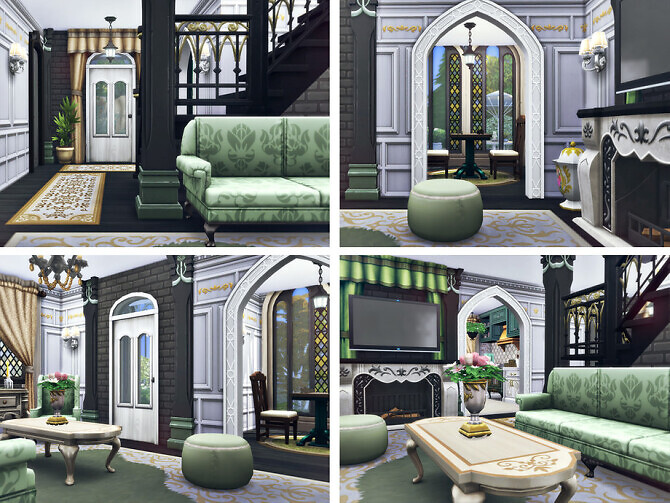 Sims 4 Madelief house by Rirann at TSR