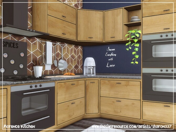 Sims 4 Florence Kitchen by sharon337 at TSR