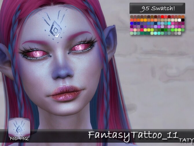 Sims 4 Fantasy Tattoo 11 by tatygagg at TSR