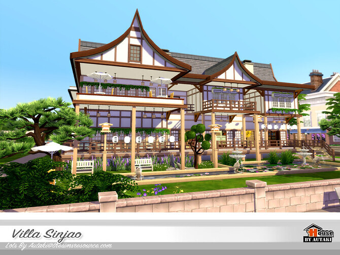 Sims 4 Villa Sinjao NoCC by autaki at TSR