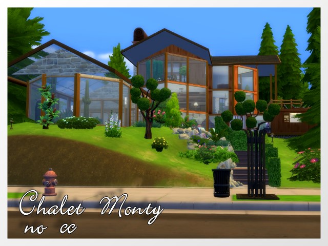 Sims 4 Chalet Monty by Oldbox at All 4 Sims