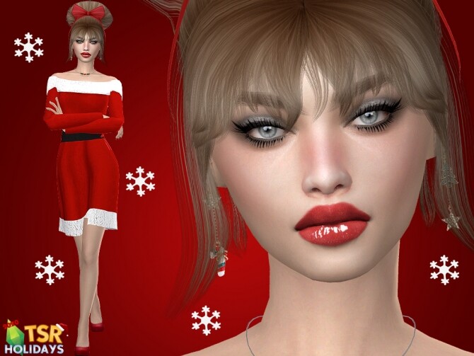 Sims 4 Samantha Loid Holiday Wonderland at MSQ Sims