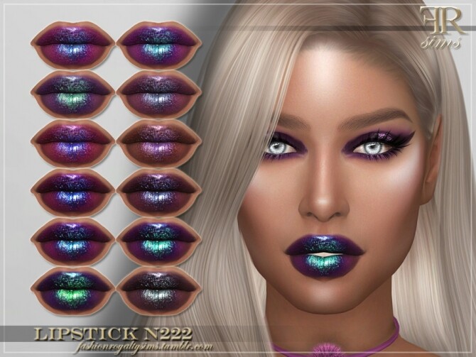 Sims 4 FRS Lipstick N222 by FashionRoyaltySims at TSR