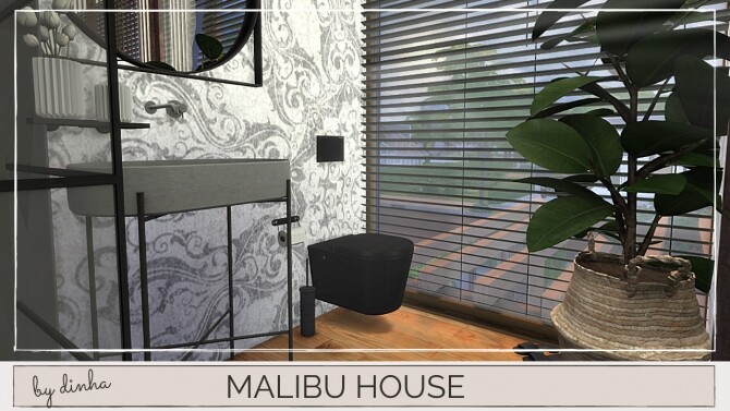 Sims 4 MALIBU HOUSE at Dinha Gamer