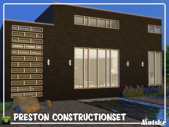 Sims 4 Preston Window Wall Part 3 by mutske at TSR