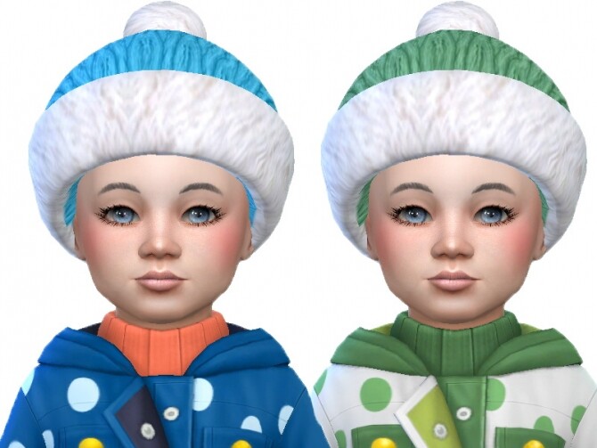 Sims 4 Toddler Beanie Pom 02 by TrudieOpp at TSR