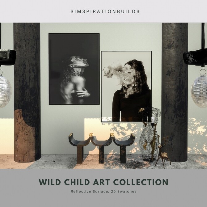Sims 4 Wild Child Art Collection at Simspiration Builds