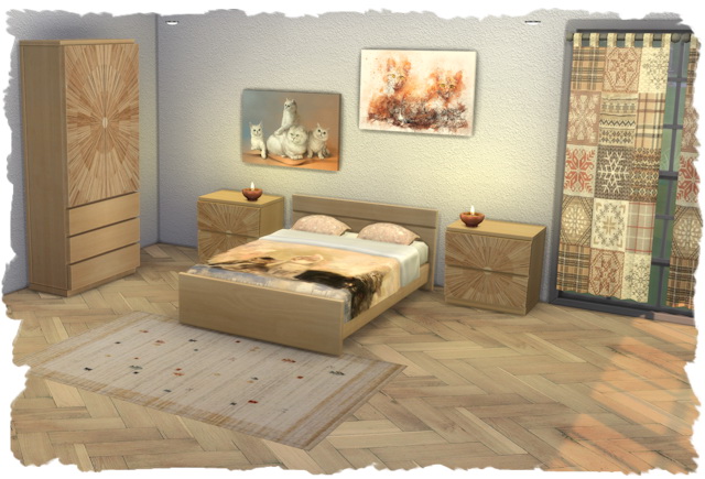 Sims 4 Bedroom base game by Chalipo at All 4 Sims