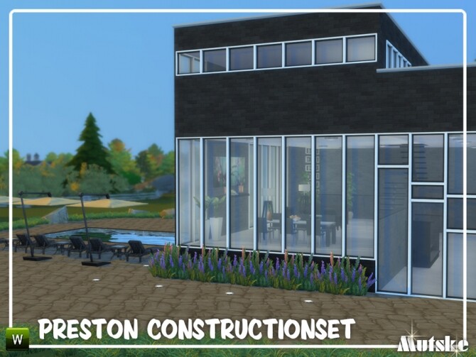 Sims 4 Preston Window Wall Part 3 by mutske at TSR