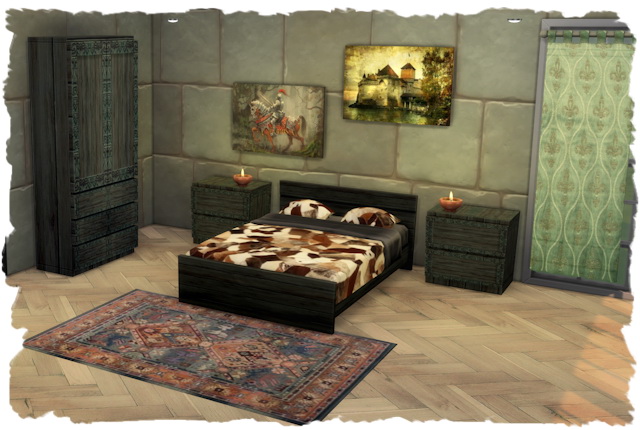 Sims 4 Bedroom base game by Chalipo at All 4 Sims