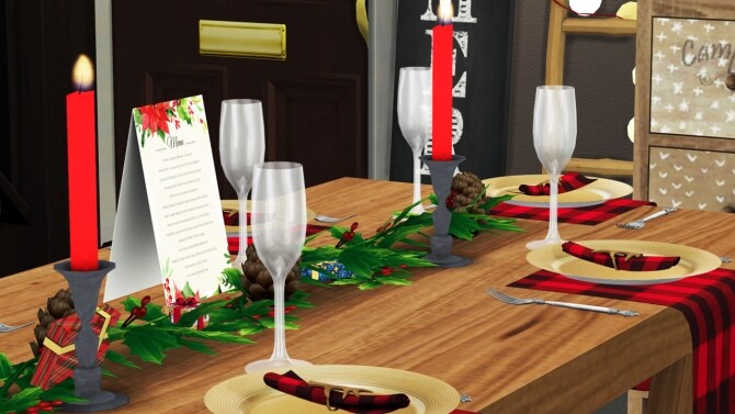 Sims 4 Festive Dining Collection at Sunkissedlilacs