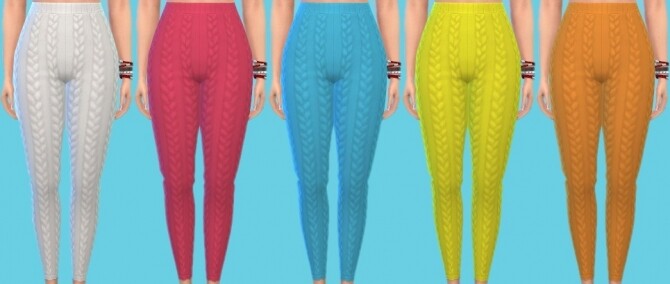 Sims 4 Eco Lifestyle knitted Leggings at Annett’s Sims 4 Welt