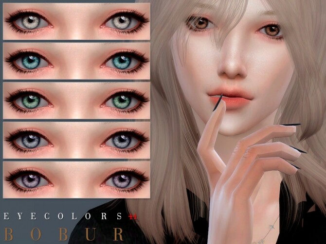 Sims 4 Eyecolors 44 by Bobur3 at TSR