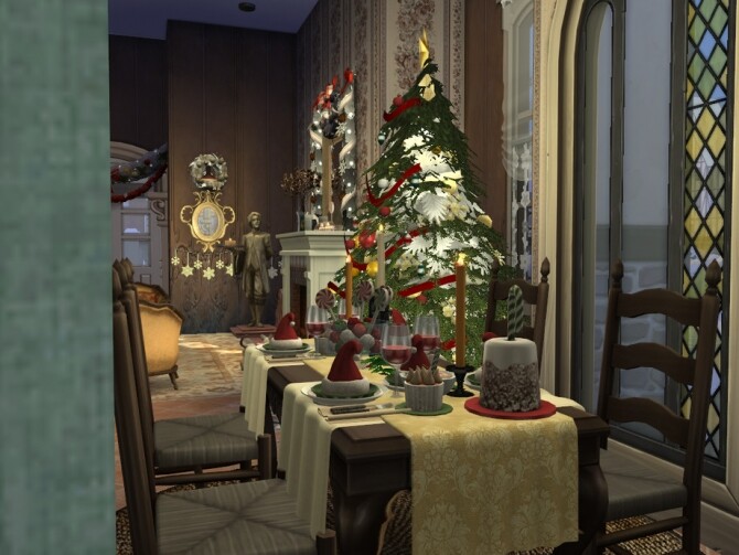 Sims 4 Freddies 2020 Christmas Room by fredbrenny at TSR