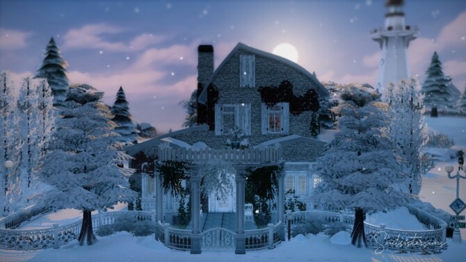 Sims 4 Winter Cottage at SoulSisterSims