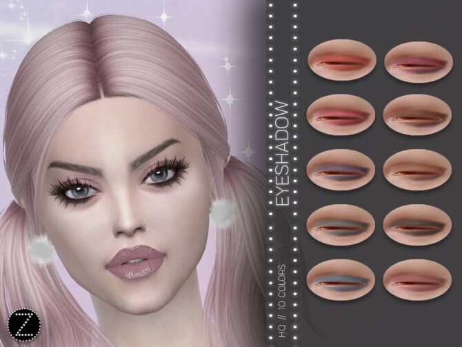 Sims 4 EYESHADOW Z02 by ZENX at TSR