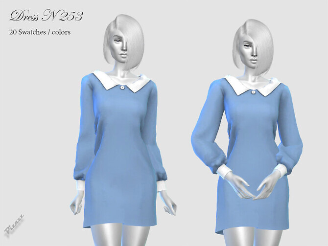Sims 4 DRESS N 253 by pizazz at TSR