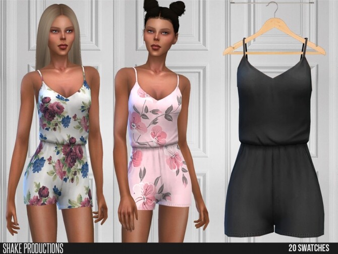 Sims 4 579 Short Jumpsuit by ShakeProductions at TSR