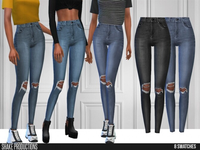 Sims 4 588 Jeans by ShakeProductions at TSR