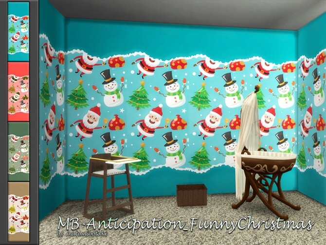 MB Anticipation Funny Christmas Wallpaper by matomibotaki at TSR » Sims 4  Updates