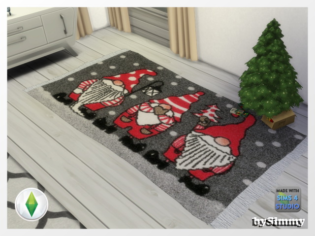 Sims 4 X MAS doormat recolor by Simmy at All 4 Sims