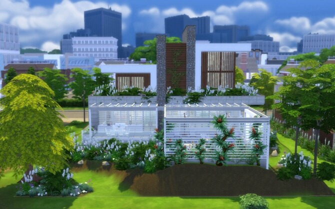 Sims 4 Newcrest Modern House by alexiasi at Mod The Sims