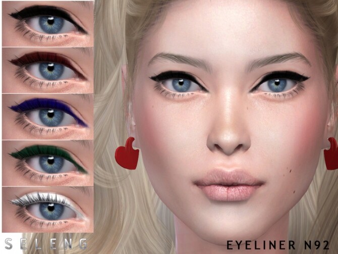 Sims 4 Eyeliner N92 by Seleng at TSR